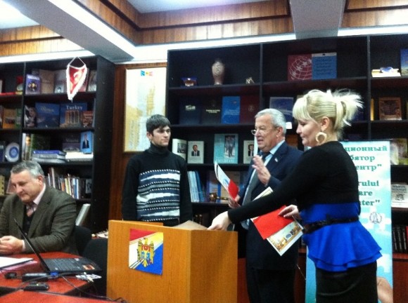 STUDENT BUSINESS IDEAS competition. Photo 2 - Prizewinner (I place) competition of student business ideas