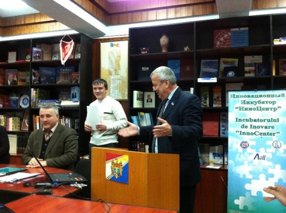 STUDENT BUSINESS IDEAS competition. Photo 3 - Prizewinner (II place) competition of student business ideas