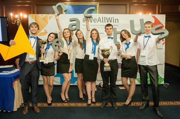 ENACTUS team of Simon Kuznets Kharkiv National University of Economics